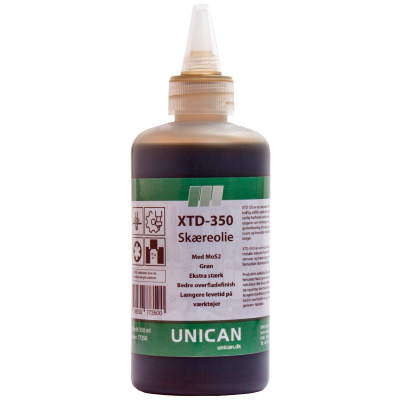 UniCan skæreolie XTD-350 350 ml flaske